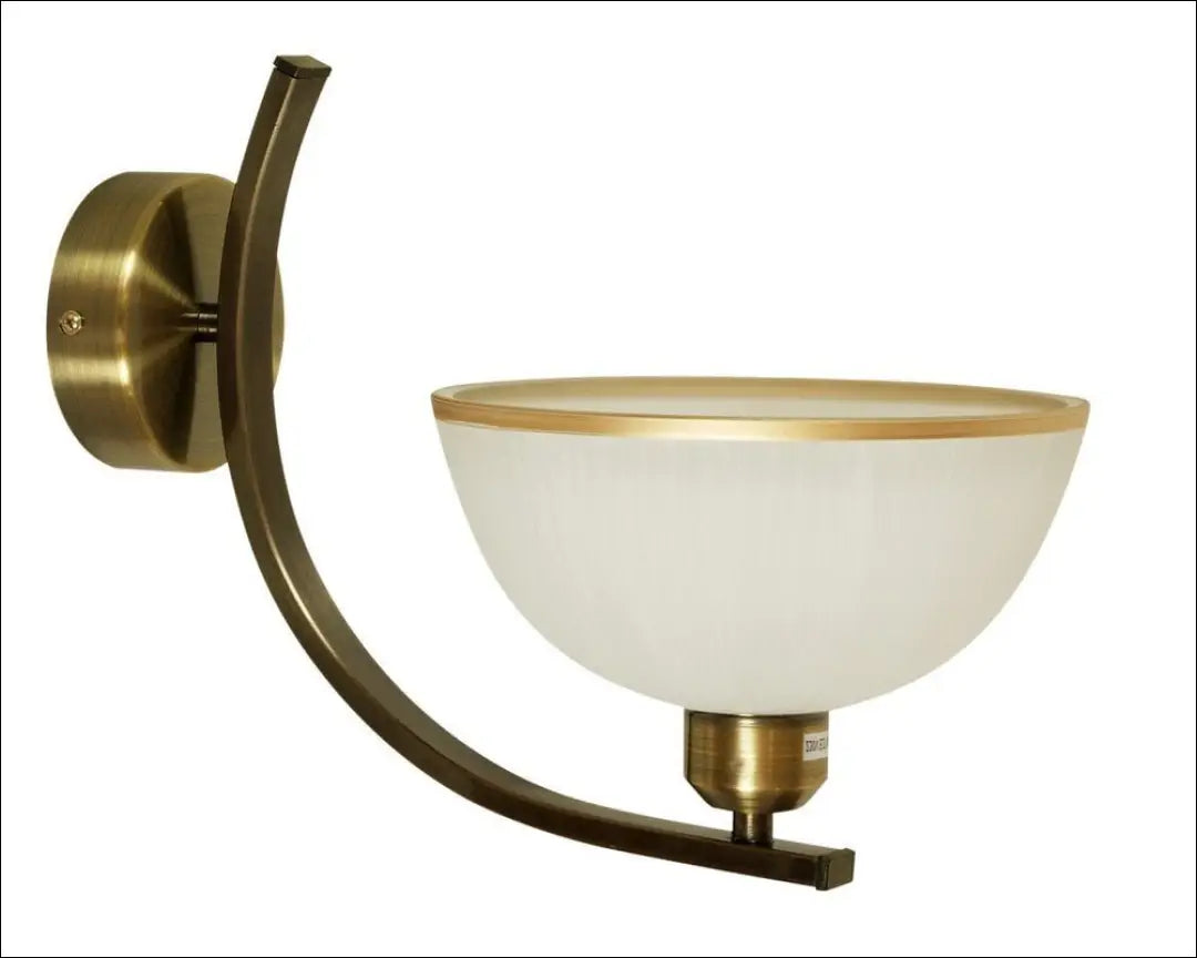 Sieninis šviestuvas DI10802 - €29 Save 50% 25-50, __label:Pristatymas 1-2 d.d., color-auksine, color-balta, interjeras