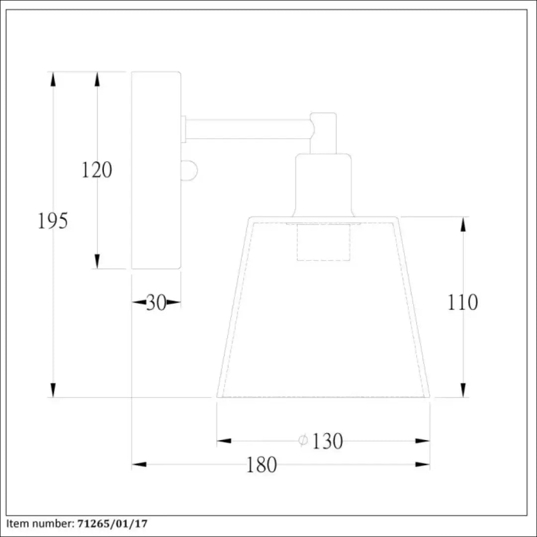 Sieninis šviestuvas DI11903 - €42 Save 50% 25-50, __label:Pristatymas 1-2 d.d., color-auksine, interjeras,