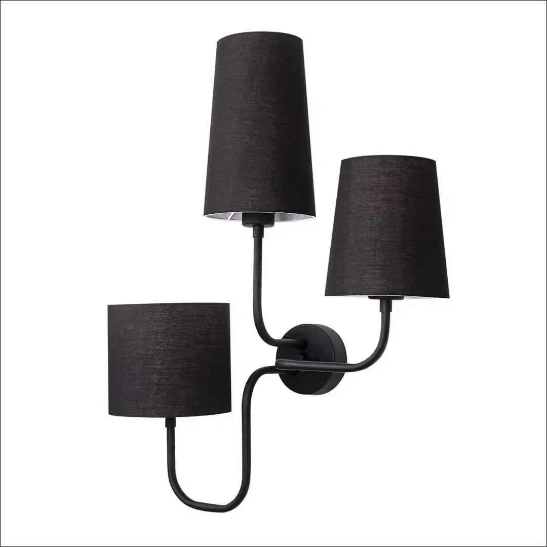 Sieninis šviestuvas DI11905 - €50 Save 50% 50-100, __label:Pristatymas 1-2 d.d., color-juoda, interjeras,