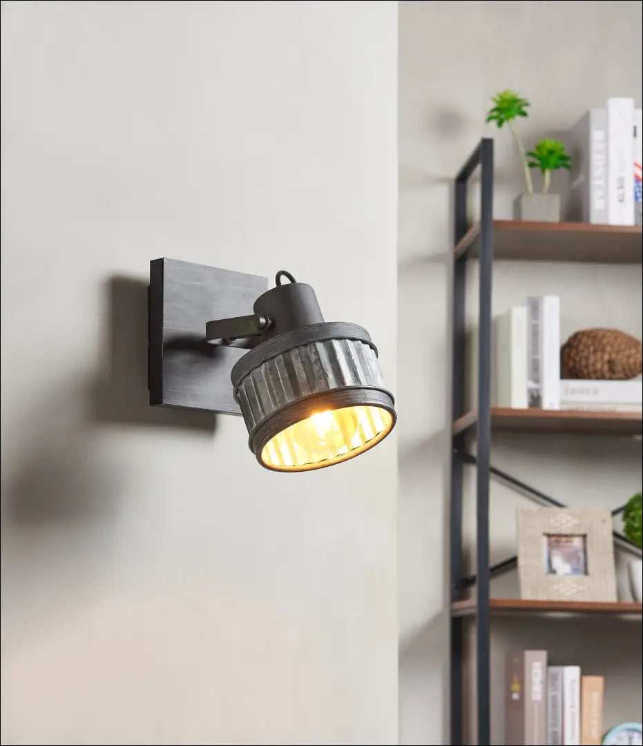 Sieninis šviestuvas DI11910 - €39 Save 50% 25-50, __label:Pristatymas 1-2 d.d., color-pilka, interjeras,