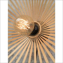 Įkelti vaizdą į galerijos rodinį, Sieninis šviestuvas DI2306 - €48 Save 60% 25-50, color-juoda, color-ruda, color-smelio, interjeras Bambukas | Namų
