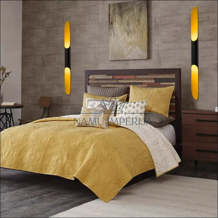 Sieninis šviestuvas DI4622 - €39 Save 50% 25-50, color-auksine, color-juoda, interjeras, material-metalas Auksinė
