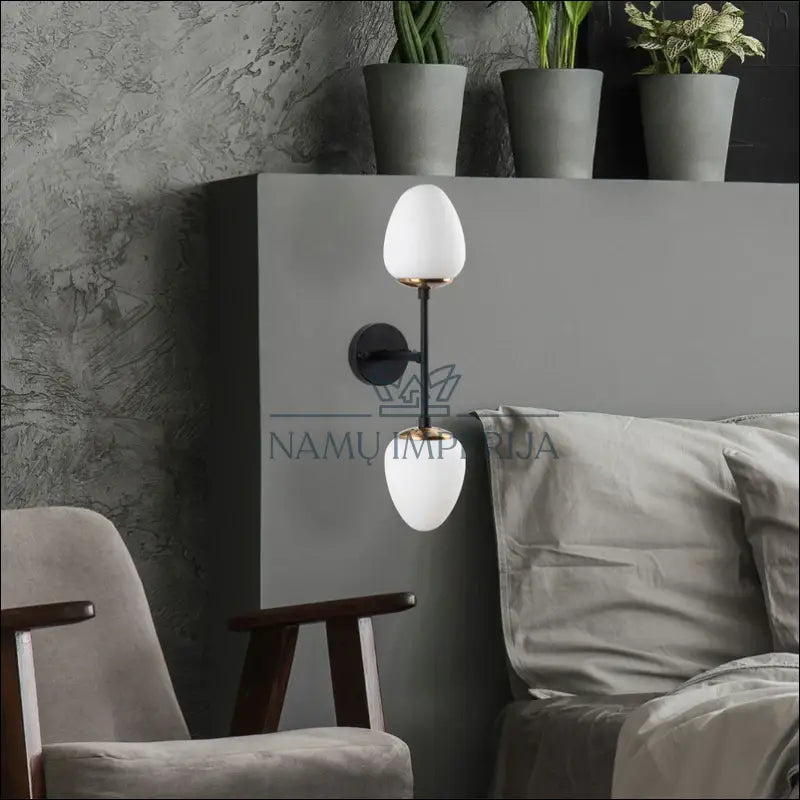 Sieninis šviestuvas DI5533 - €27 Save 50% 25-50, color-balta, color-juoda, interjeras, material-metalas Balta Fast