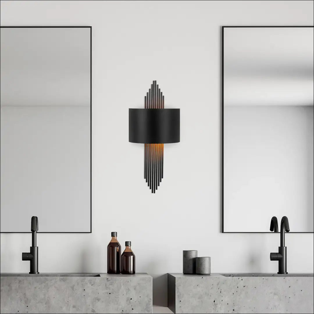 Sieninis šviestuvas DI8080 - €57 Save 55% 50-100, __label:Pristatymas 1-2 d.d., color-juoda, interjeras,