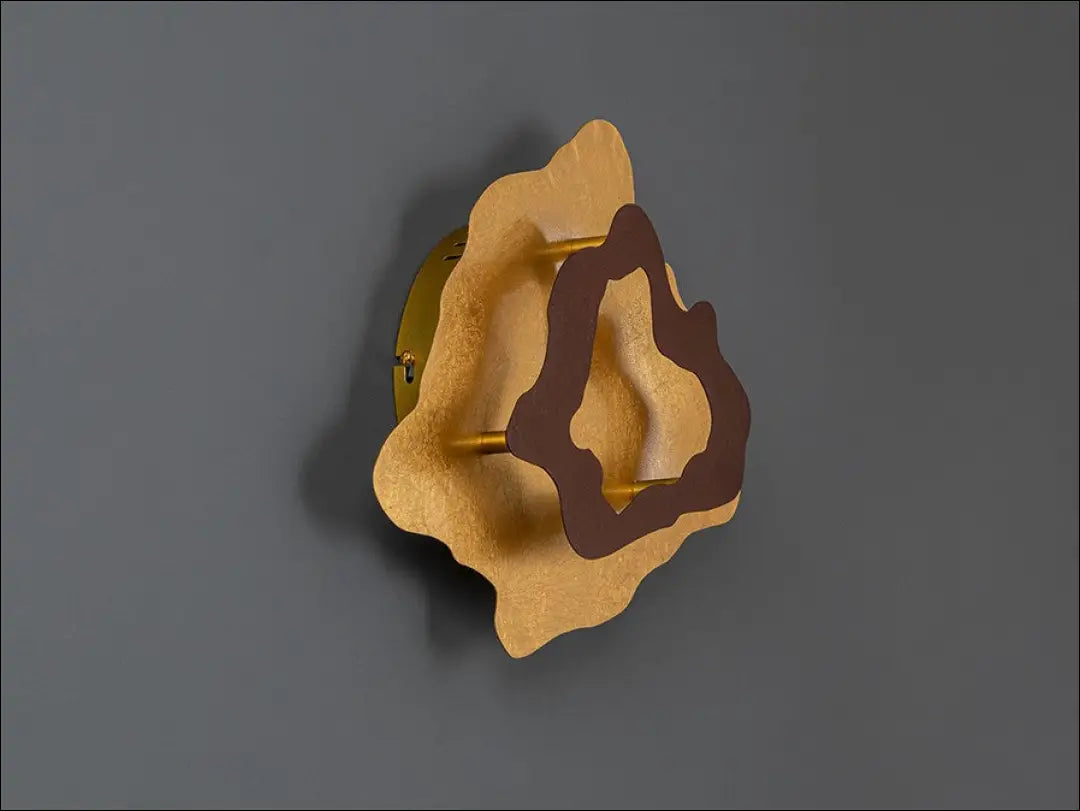 Sieninis šviestuvas DI9799 - €66 Save 55% 50-100, __label:Pristatymas 1-2 d.d., color-auksine, color-ruda, interjeras