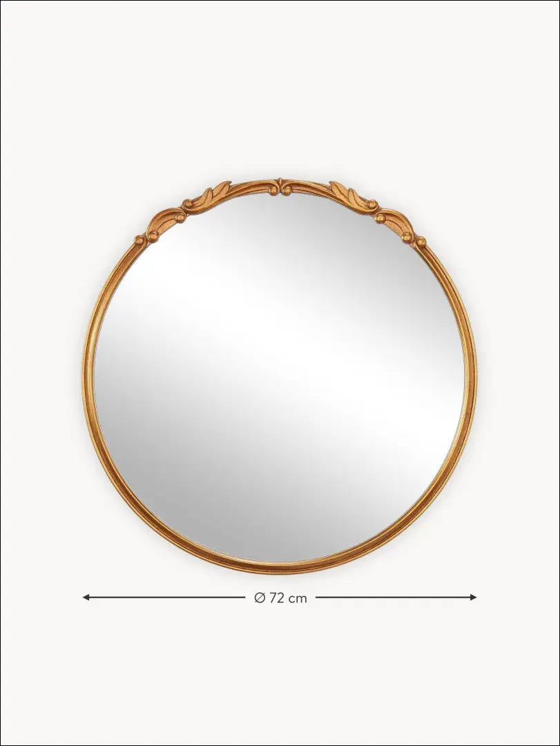 Sieninis veidrodis (72cm) DI4938 - €60 Save 70% 50-100, __label:Pristatymas 1-2 d.d., color-auksine, interjeras,