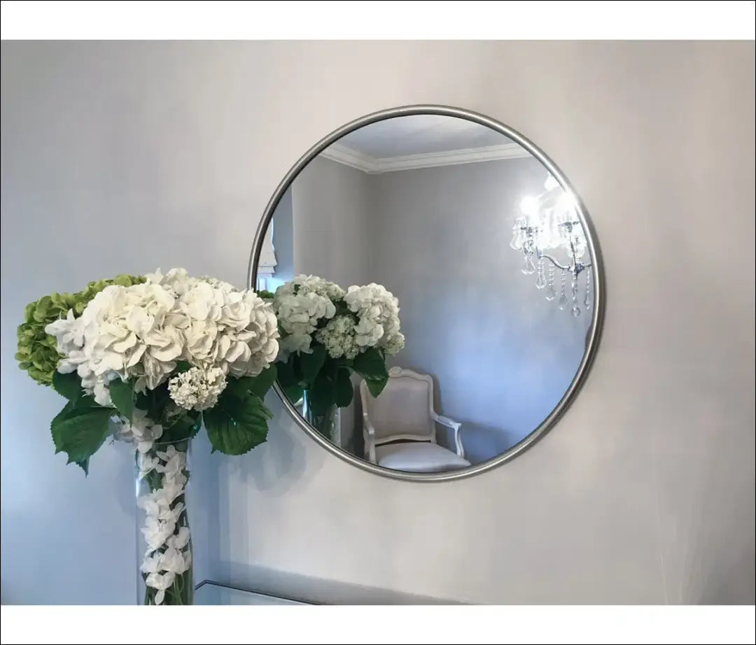 Sieninis veidrodis (77cm) DI10460 - €79 Save 55% 50-100, __label:Pristatymas 1-2 d.d., color-sidabrine, interjeras,