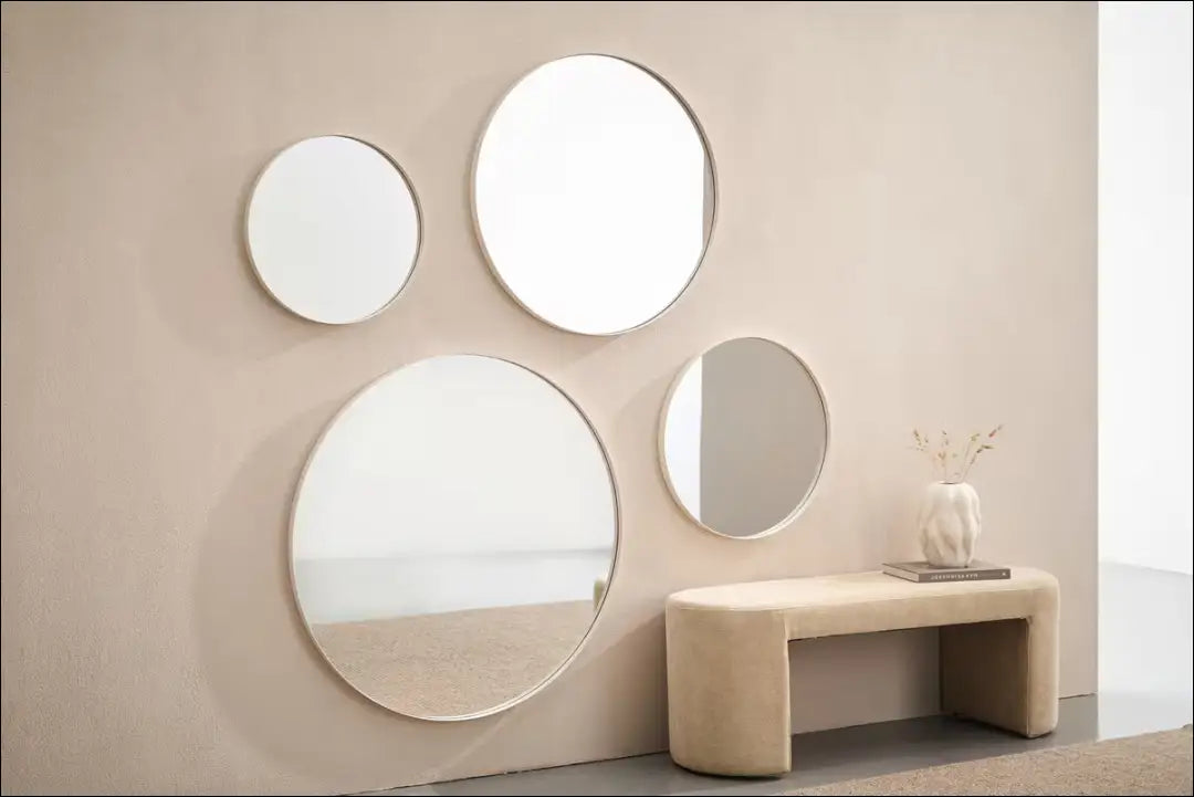 Sieninis veidrodis (80cm) DI12663 - €75 Save 50% 50-100, __label:Pristatymas 1-2 d.d., color-smelio, interjeras,