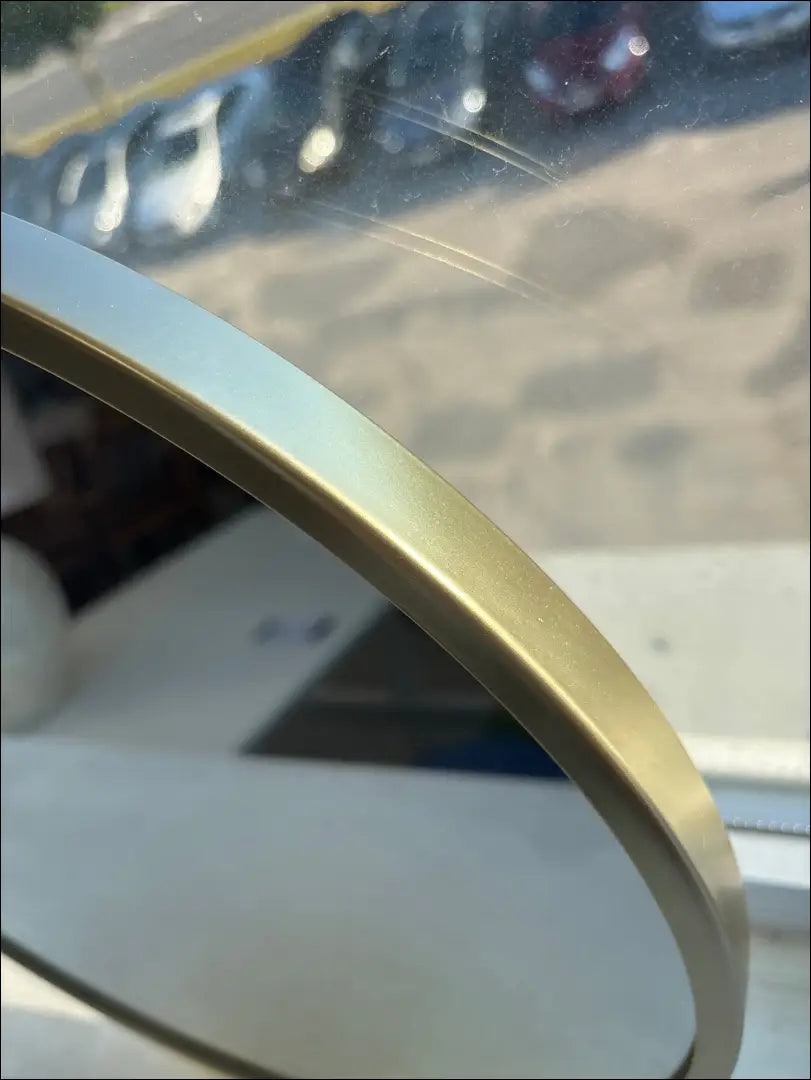 Sieninis veidrodis DI10044 - €19 Save 55% __label:Pristatymas 1-2 d.d., color-auksine, interjeras, material-metalas,