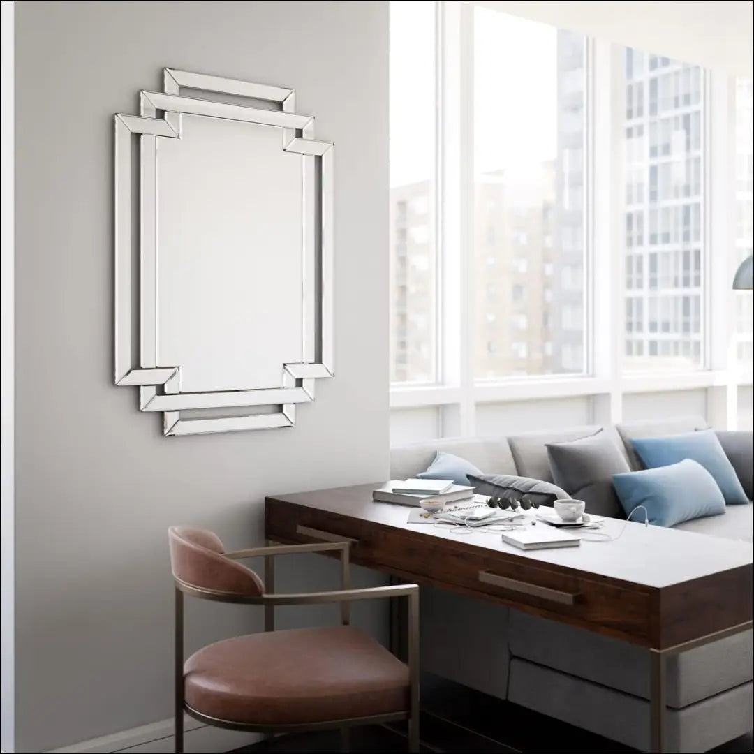 Sieninis veidrodis DI10209 - €162 Save 55% 100-200, __label:Pristatymas 1-2 d.d., color-sidabrine, interjeras,