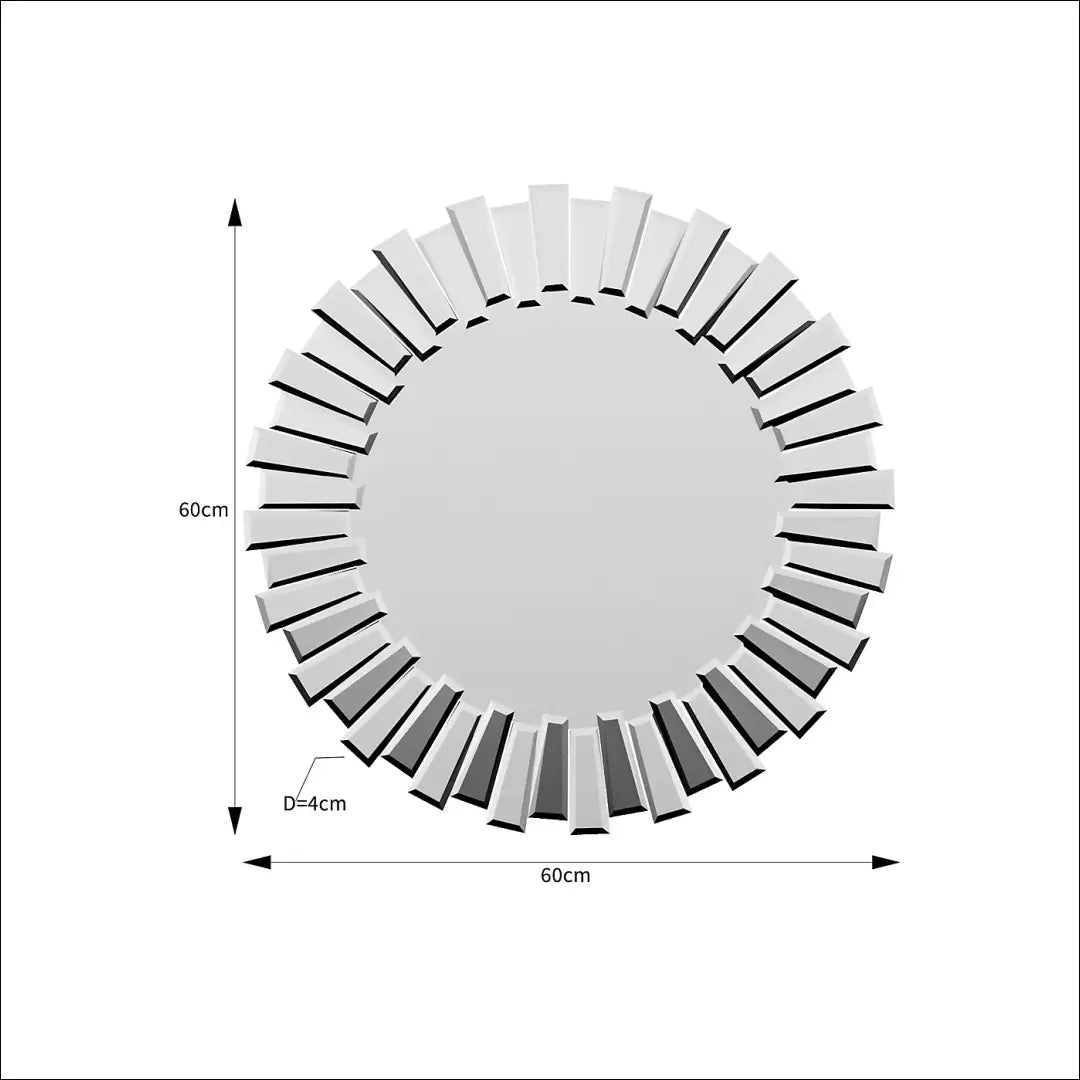 Sieninis veidrodis DI10433 - €84 Save 50% 50-100, __label:Pristatymas 1-2 d.d., color-sidabrine, interjeras,