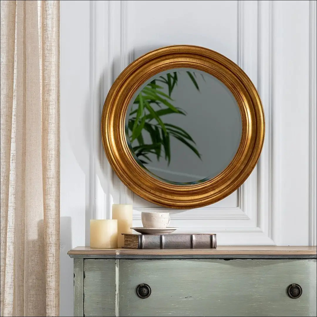 Sieninis veidrodis DI10670 - €56 Save 50% 50-100, __label:Pristatymas 1-2 d.d., color-auksine, interjeras,