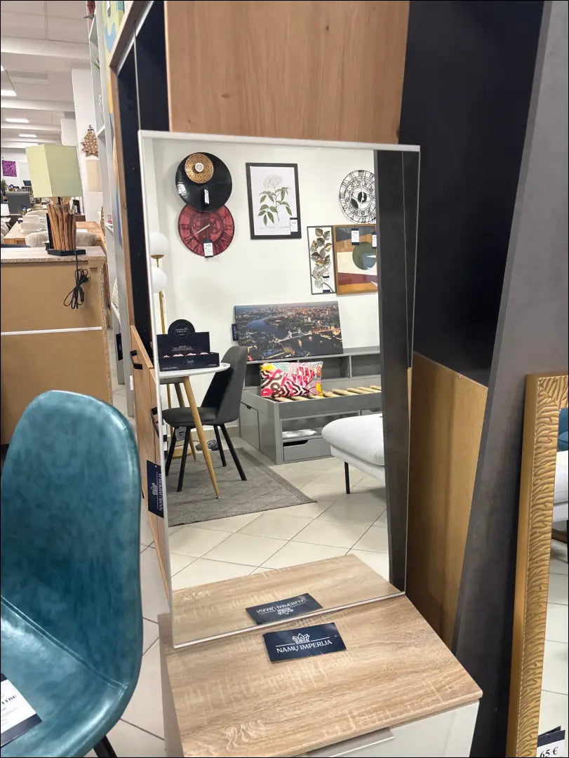 Sieninis veidrodis DI10878 - €32 Save 50% 25-50, __label:Pristatymas 1-2 d.d., color-balta, interjeras,