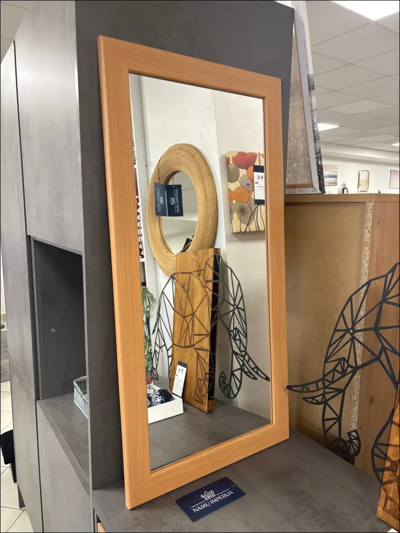 Sieninis veidrodis DI10934 - €65 Save 50% 50-100, __label:Pristatymas 1-2 d.d., color-ruda, interjeras,