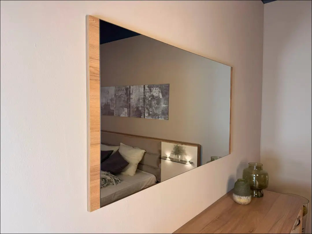 Sieninis veidrodis DI11141 - €35 Save 70% 25-50, __label:Pristatymas 1-2 d.d., color-ruda, material-mediena,