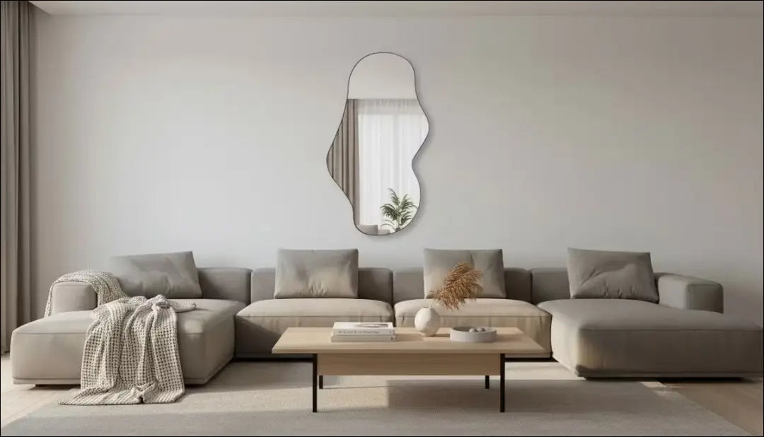 Sieninis veidrodis DI12668 - €69 Save 45% 50-100, __label:Pristatymas 1-2 d.d., color-juoda, interjeras,