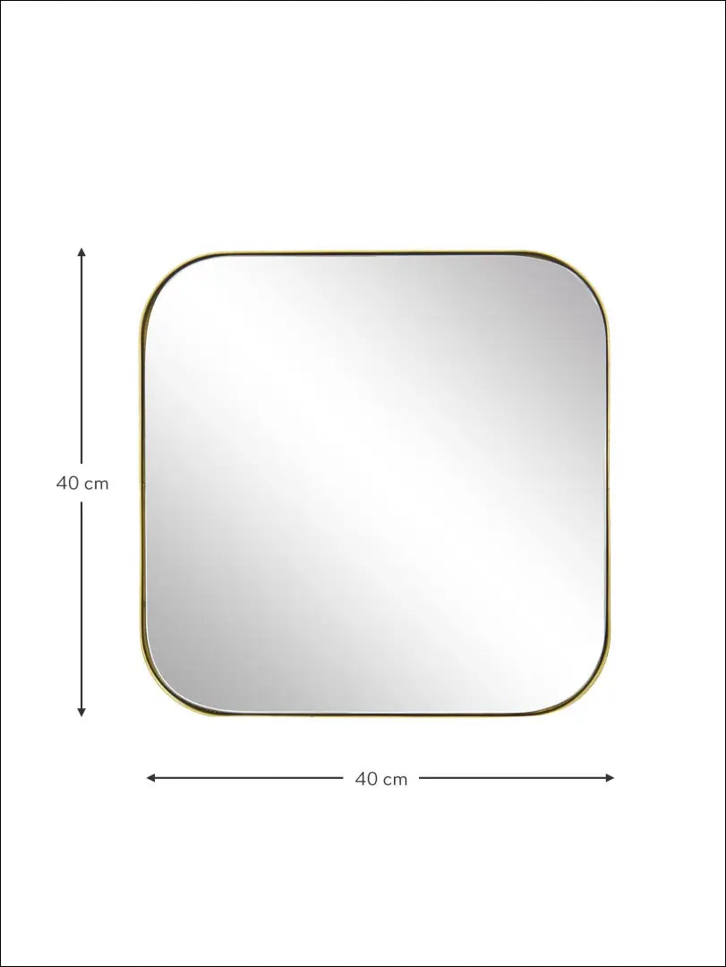 Sieninis veidrodis DI3202 - €22 Save 70% __label:Pristatymas 1-2 d.d., color-auksine, interjeras, material-metalas,
