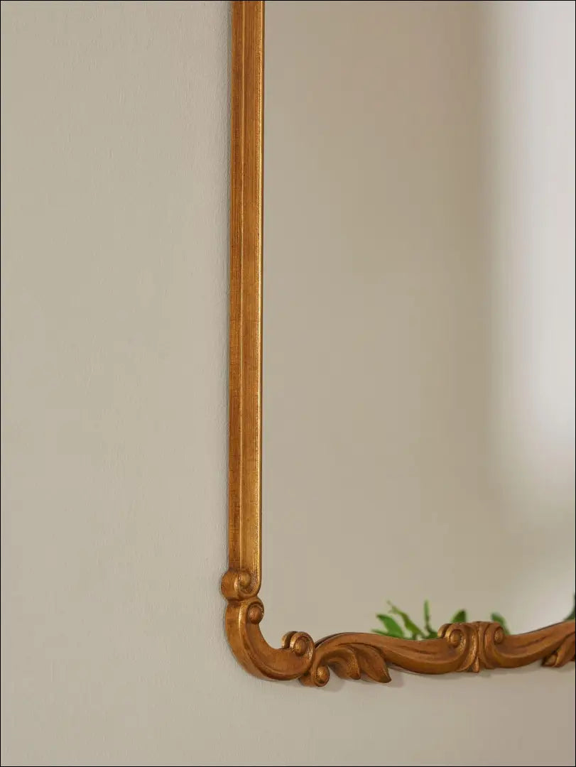 Sieninis veidrodis DI4078 - €54 Save 70% 50-100, __label:Pristatymas 1-2 d.d., color-auksine, interjeras, material-mdf