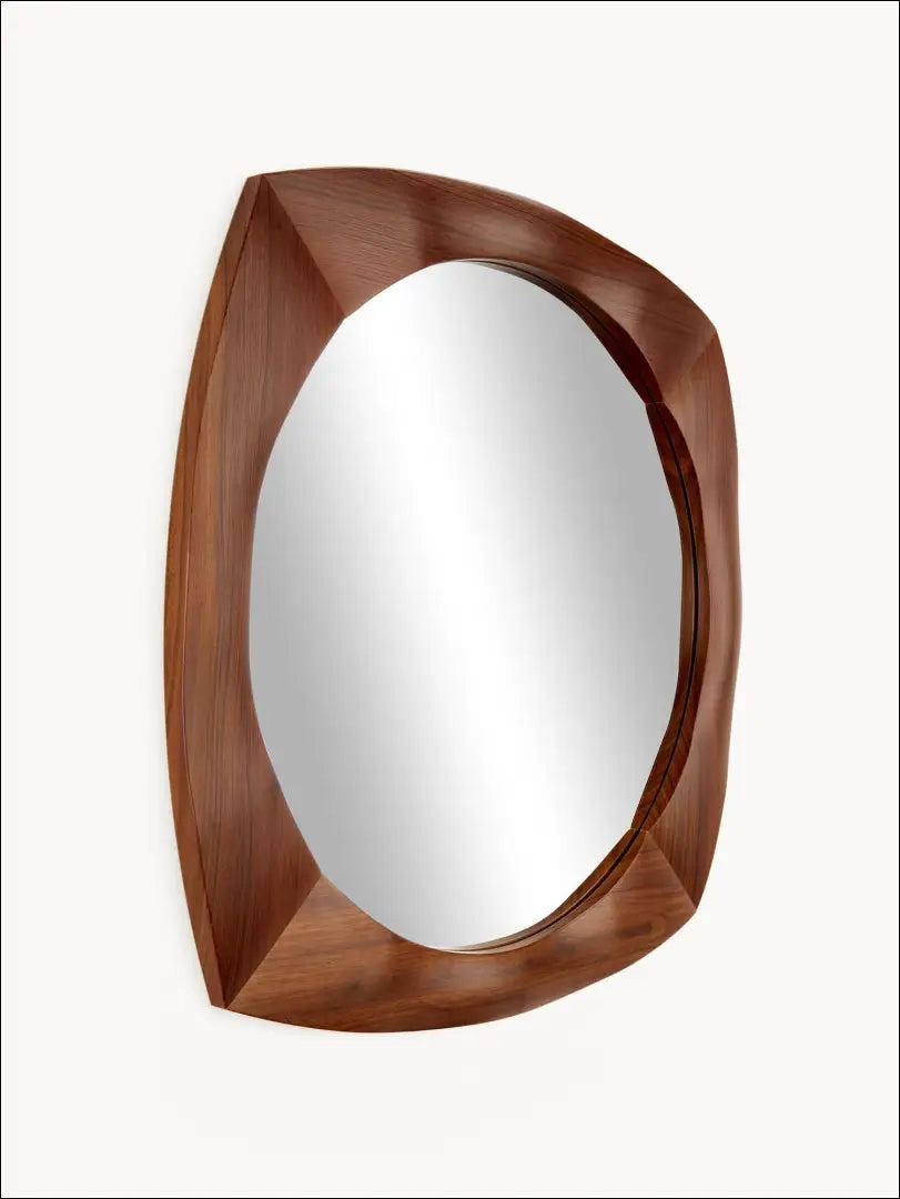 Sieninis veidrodis DI4132 - €48 Save 70% 25-50, __label:Pristatymas 1-2 d.d., color-ruda, interjeras, material-mediena