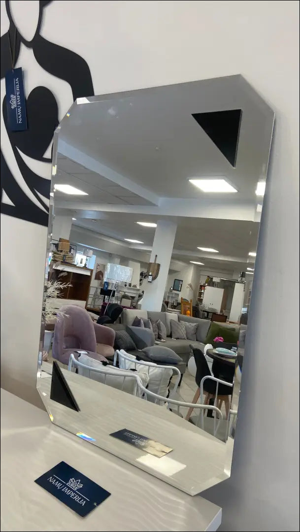 Sieninis veidrodis DI5410 - €84 Save 70% 50-100, __label:Pristatymas 1-2 d.d., color-juoda, color-sidabrine, interjeras