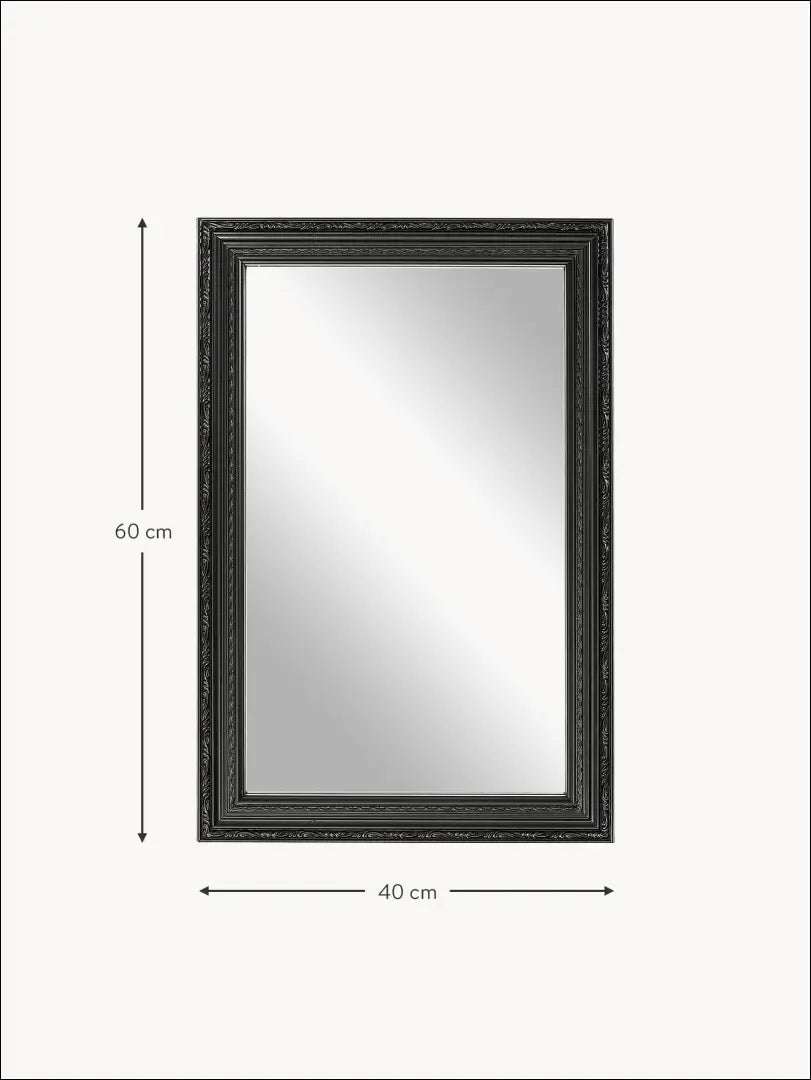 Sieninis veidrodis DI6101 - €32 Save 60% 25-50, __label:Pristatymas 1-2 d.d., color-juoda, interjeras,