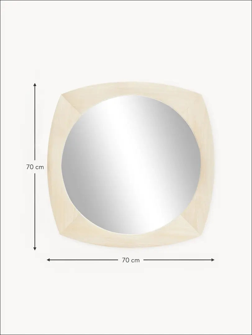 Sieninis veidrodis DI6455 - €60 Save 60% 50-100, __label:Pristatymas 1-2 d.d., color-ruda, color-smelio, interjeras €50