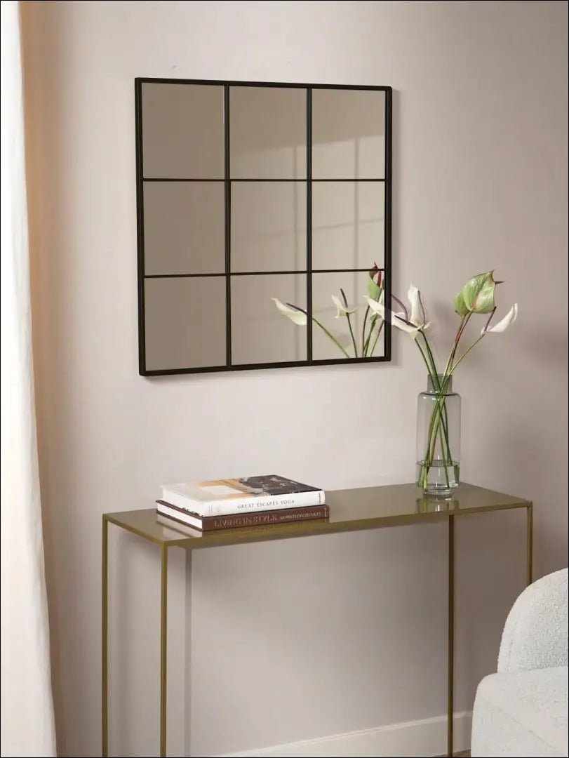 Sieninis veidrodis DI6457 - €64 Save 60% 50-100, __label:Pristatymas 1-2 d.d., color-juoda, interjeras,