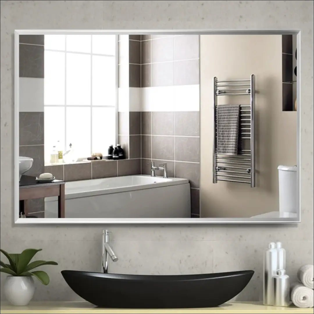 Sieninis veidrodis DI7071 - €37 Save 65% 25-50, __label:Pristatymas 1-2 d.d., color-sidabrine, interjeras,