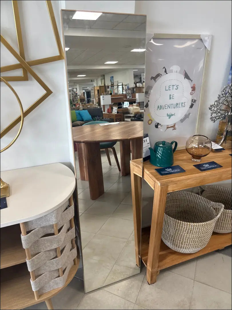 Sieninis veidrodis DI9451 - €44 Save 55% 25-50, __label:Pristatymas 1-2 d.d., color-ruda, interjeras, material-mediena