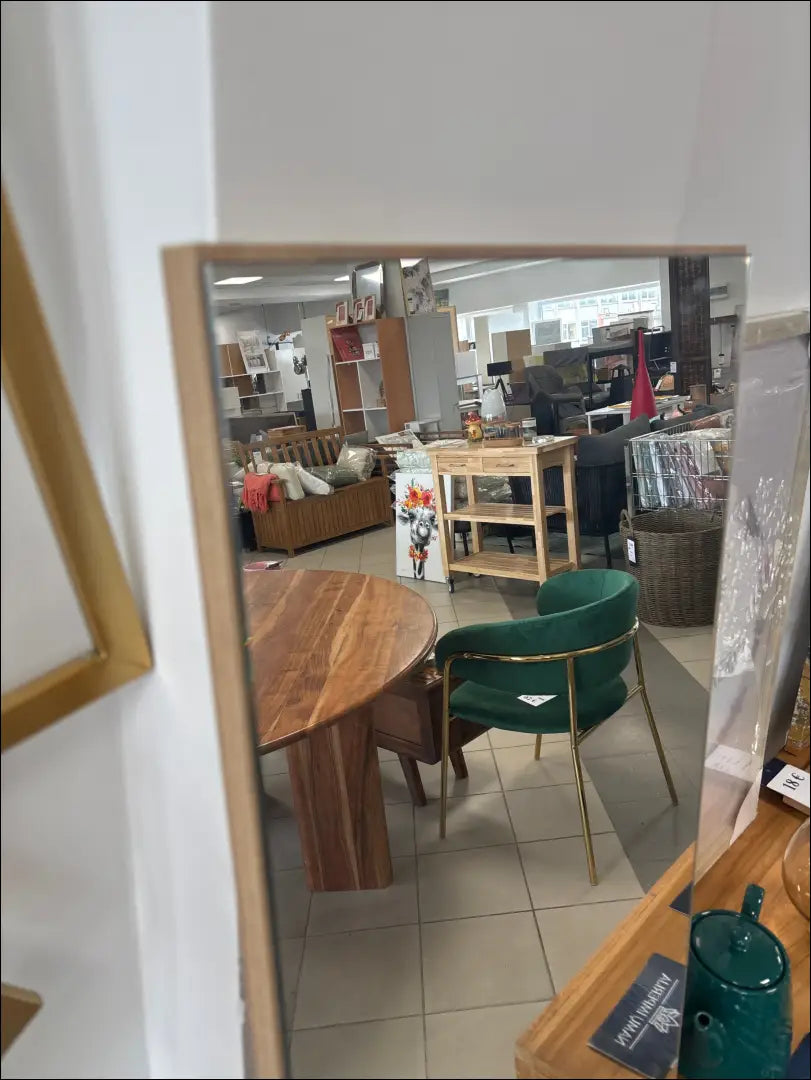 Sieninis veidrodis DI9451 - €44 Save 55% 25-50, __label:Pristatymas 1-2 d.d., color-ruda, interjeras, material-mediena