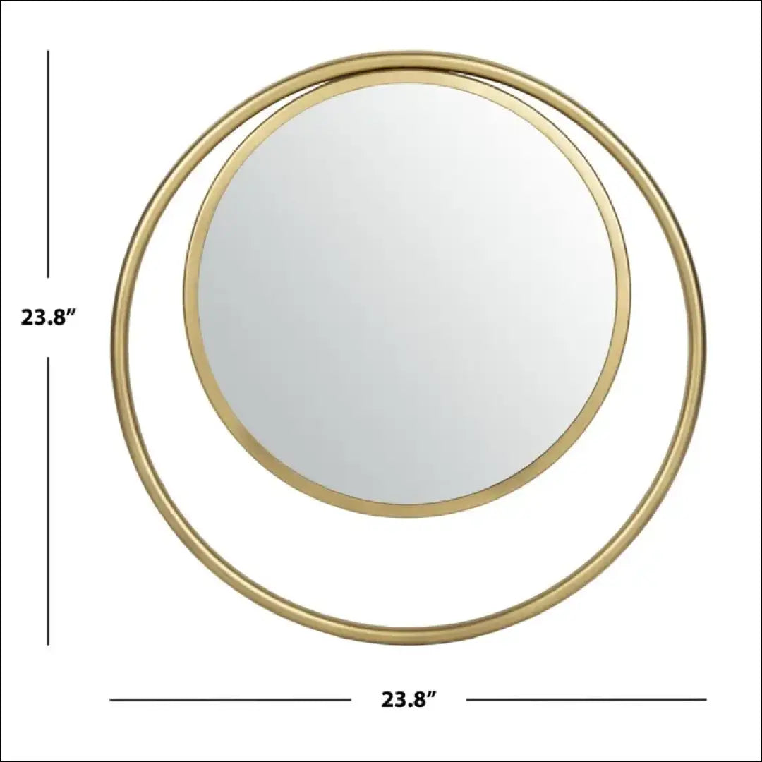 Sieninis veidrodis DI9666 - €49 Save 55% 25-50, __label:Pristatymas 1-2 d.d., color-auksine, interjeras,