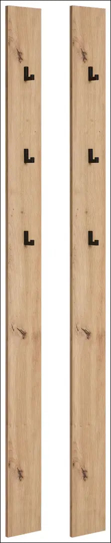 Sieninių kabyklų komplektas (2vnt) KI1622 - €54 Save 50% 50-100, __label:Pristatymas 1-2 d.d., color-juoda, color-ruda,