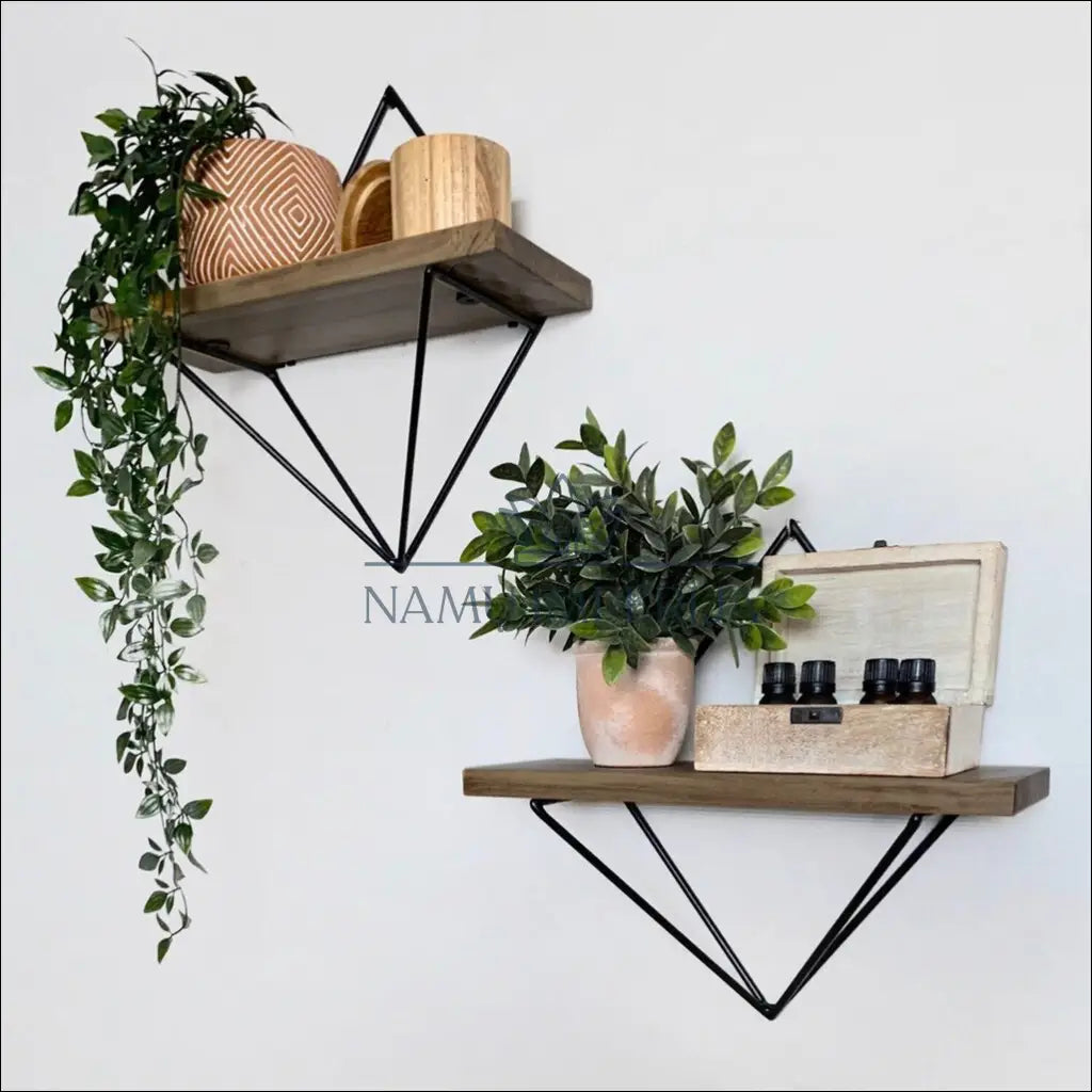 Sieninių lentynėlių komplektas (2vnt) SI1656 - €27 Save 55% 25-50, __label:Pristatymas 1-2 d.d., biuro-baldai,