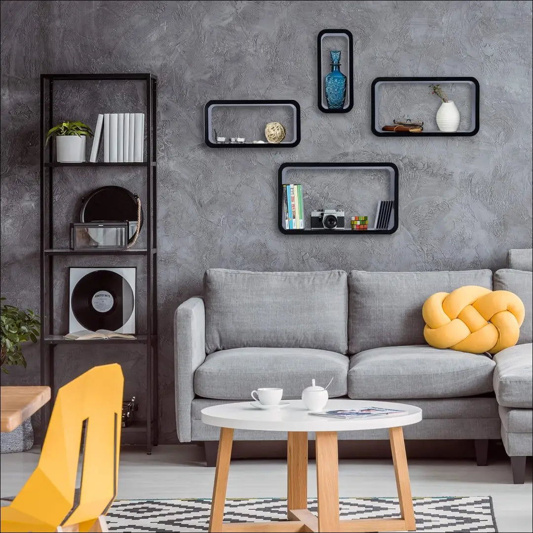 Sieninių lentynų komplektas (4vnt) SI2011 - €29 Save 50% 25-50, __label:Pristatymas 1-2 d.d., biuro-baldai,