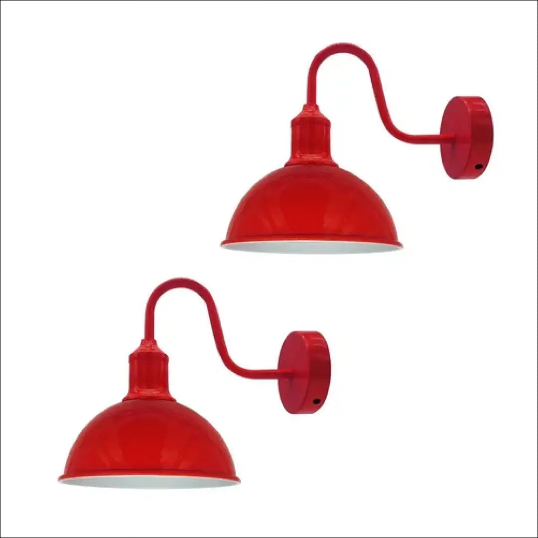 Sieninių šviestuvų komplektas (2vnt) DI9238 - €17 Save 55% __label:Pristatymas 1-2 d.d., color-raudona, interjeras,