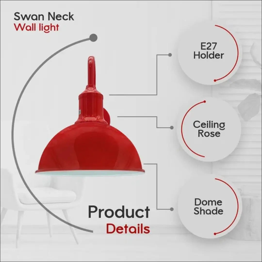 Sieninių šviestuvų komplektas (2vnt) DI9238 - €19 Save 50% __label:Pristatymas 1-2 d.d., color-raudona, interjeras,