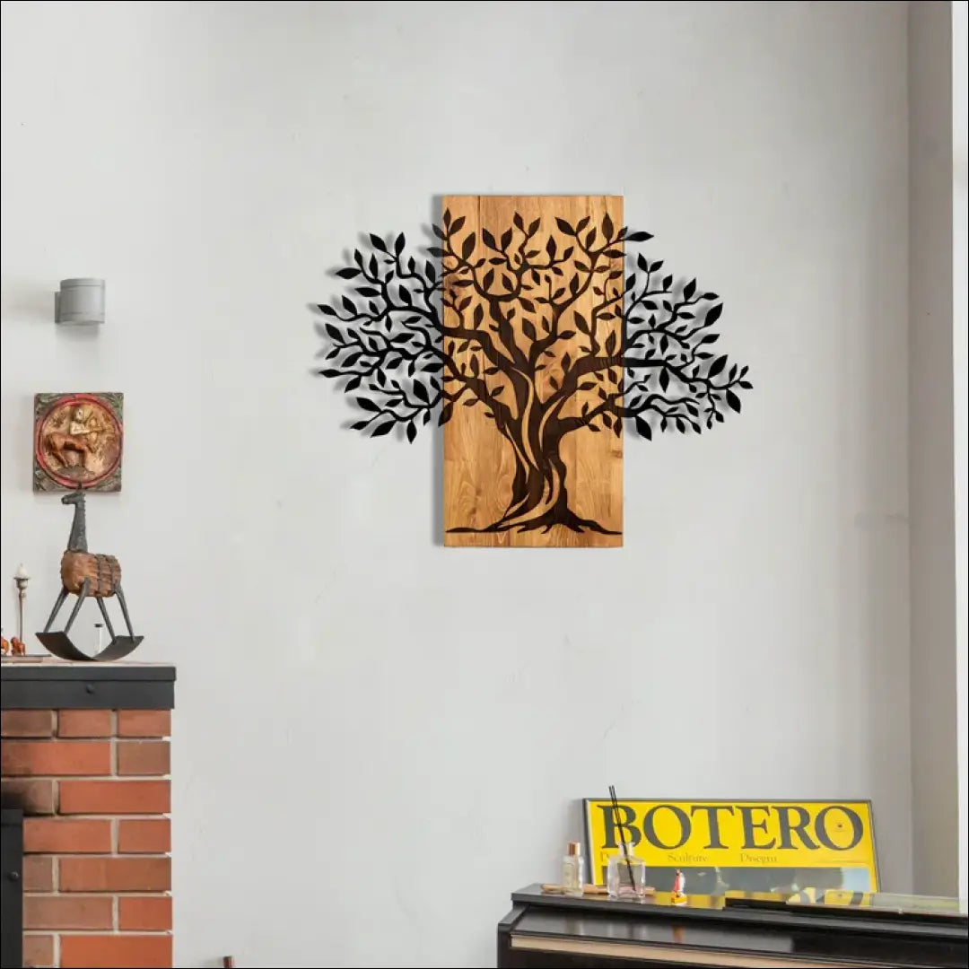 Sienos dekoracija DI10667 - €34 Save 50% 25-50, __label:Pristatymas 1-2 d.d., color-juoda, color-ruda, interjeras €25