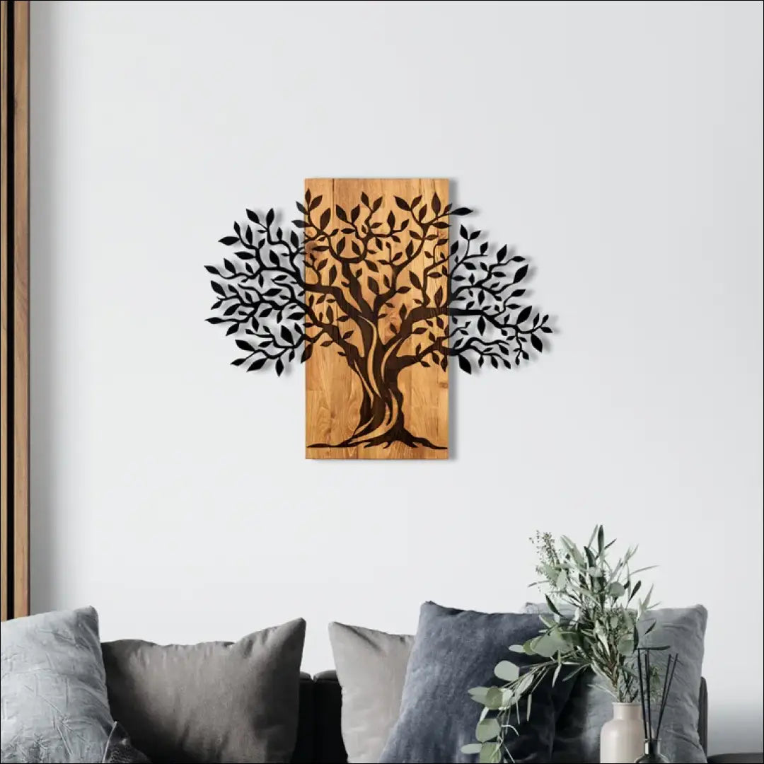 Sienos dekoracija DI10667 - €34 Save 50% 25-50, __label:Pristatymas 1-2 d.d., color-juoda, color-ruda, interjeras €25