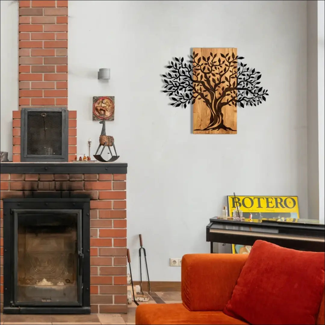 Sienos dekoracija DI10667 - €34 Save 50% 25-50, __label:Pristatymas 1-2 d.d., color-juoda, color-ruda, interjeras €25