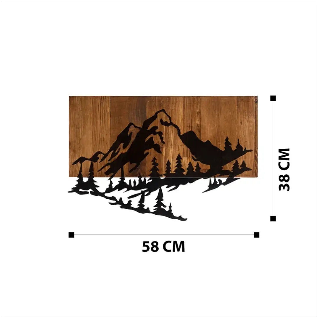 Sienos dekoracija DI5383 - €37 Save 70% 25-50, __label:Pristatymas 1-2 d.d., color-juoda, color-ruda, interjeras €25