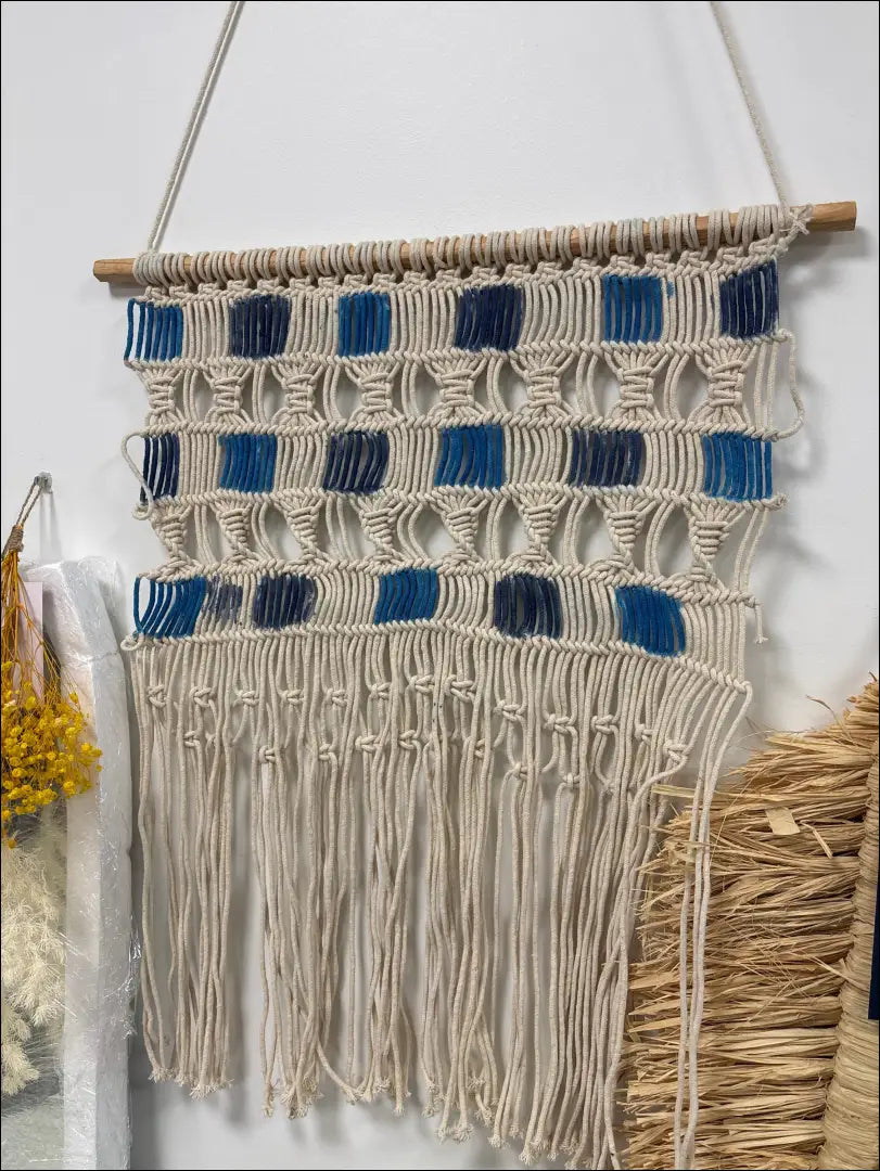 Sienos dekoracija DI8357 - €10 Save 55% __label:Pristatymas 1-2 d.d., color-melyna, color-smelio, interjeras,