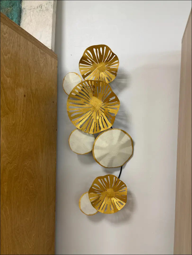 Sienos dekoracija DI9212 - €26 Save 55% 25-50, __label:Pristatymas 1-2 d.d., color-auksine, color-balta, interjeras €25