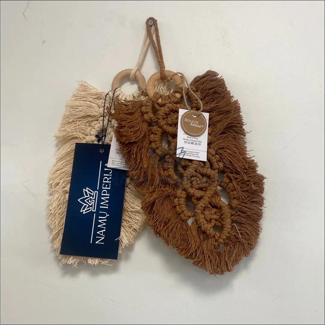 Sienos dekoracijų komplektas (2vnt) DI5850 - €6 Save 70% __label:Pristatymas 1-2 d.d., color-ruda, color-smelio,