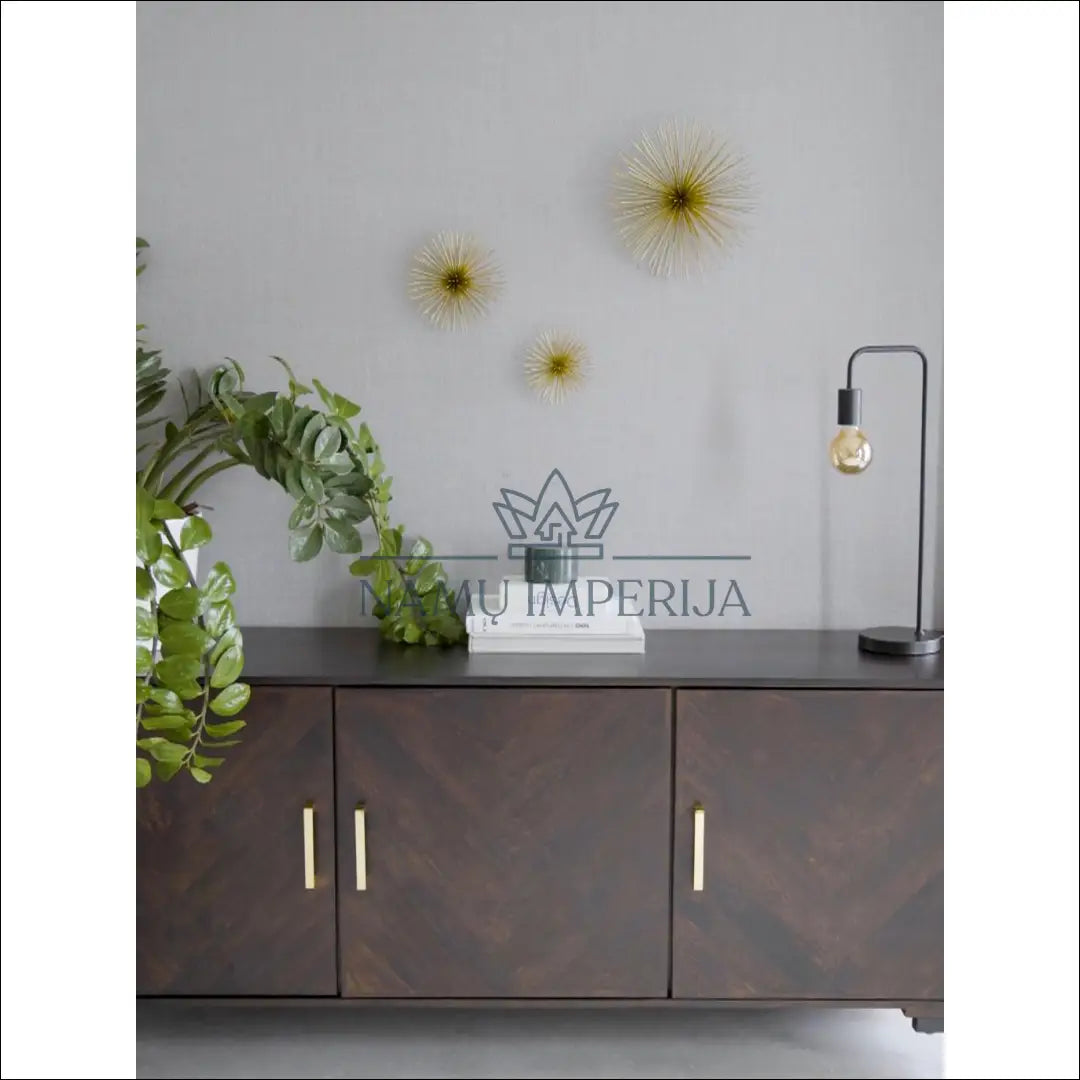 Sienos dekoracijų komplektas (3vnt) DI3760 - €19 Save 70% __label:Pristatymas 1-2 d.d., color-auksine, interjeras,