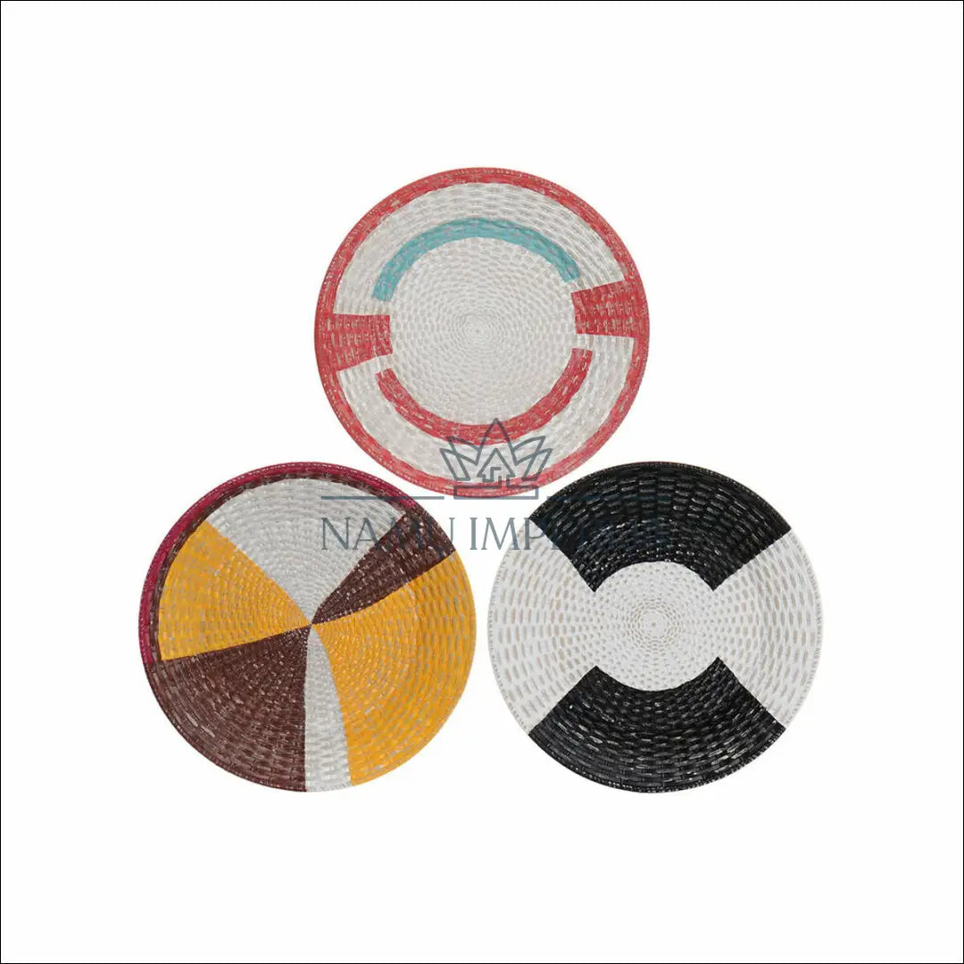 Sienos dekoracijų komplektas (3vnt) DI6135 - €21 Save 65% __label:Pristatymas 1-2 d.d., color-balta, color-marga,
