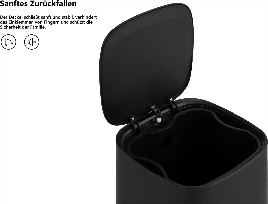 Šiukšliadėžė (10l) DI12689 - €18 Save 50% __label:Pristatymas 1-2 d.d., color-juoda, interjeras, kita, material-metalas