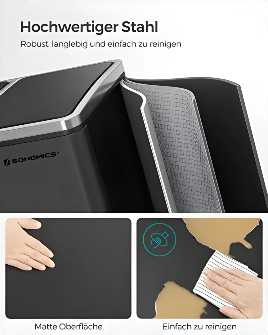 Šiukšlių dėžė SM596 - €189 Save 40% 100-200, __label:Pristatymas 5-14 d.d., notouch30, siuksliadeze, song 61x34x55.5cm