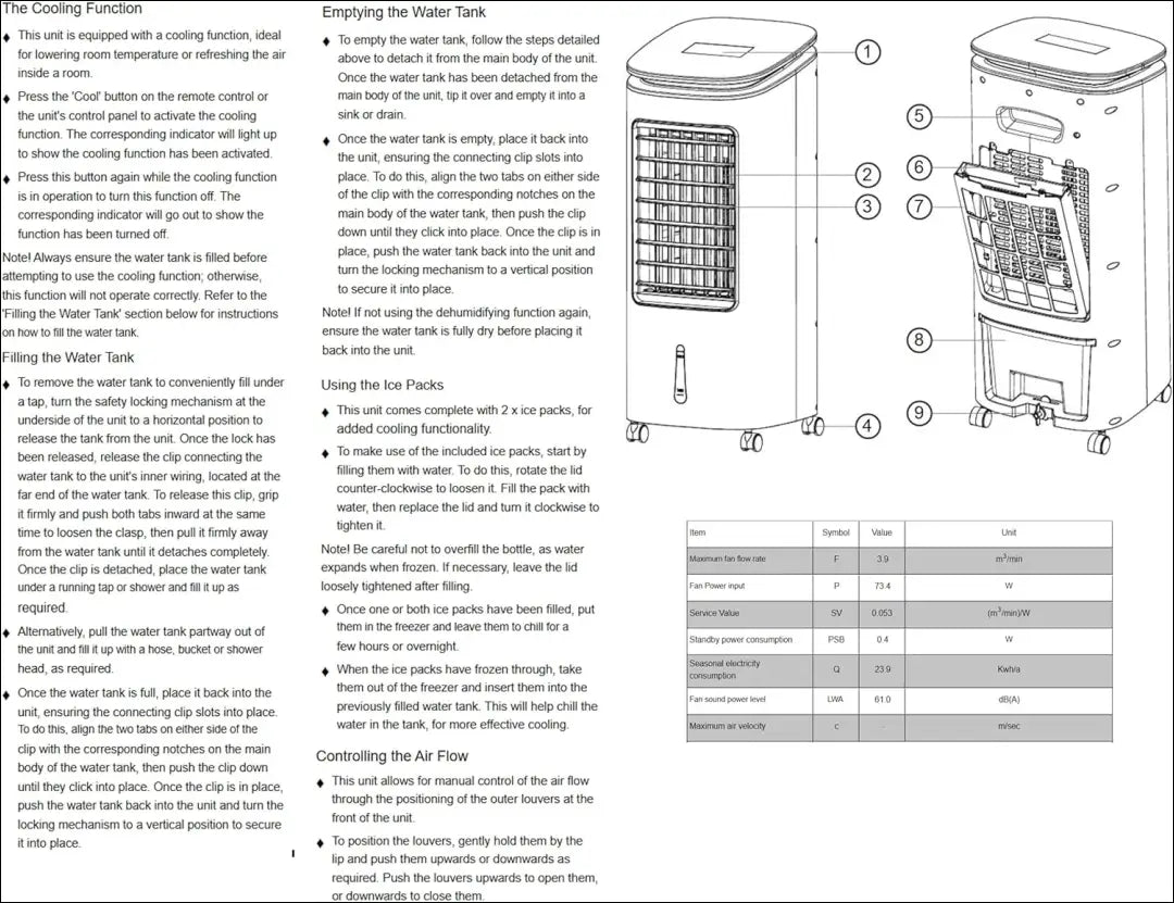 Skaitmeninis oro kondicionierius KI1462 - €82 Save 50% 50-100, __label:Pristatymas 1-2 d.d., color-balta, elektronika,