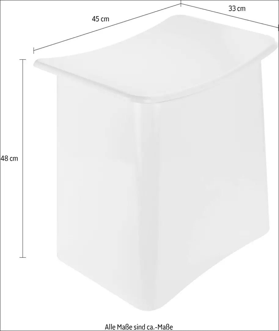 Skalbinių dėžė-kėdutė DI12487 - €49 Save 50% 25-50, __label:Pristatymas 1-2 d.d., color-balta, kita, material-plastikas