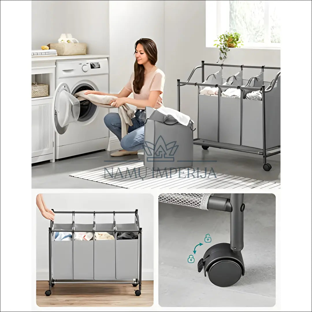 Skalbinių krepšiai su rėmu SM678 - €74 Save 40% 50-100, __label:Pristatymas 5-14 d.d., notouch30, skalbiniai, song